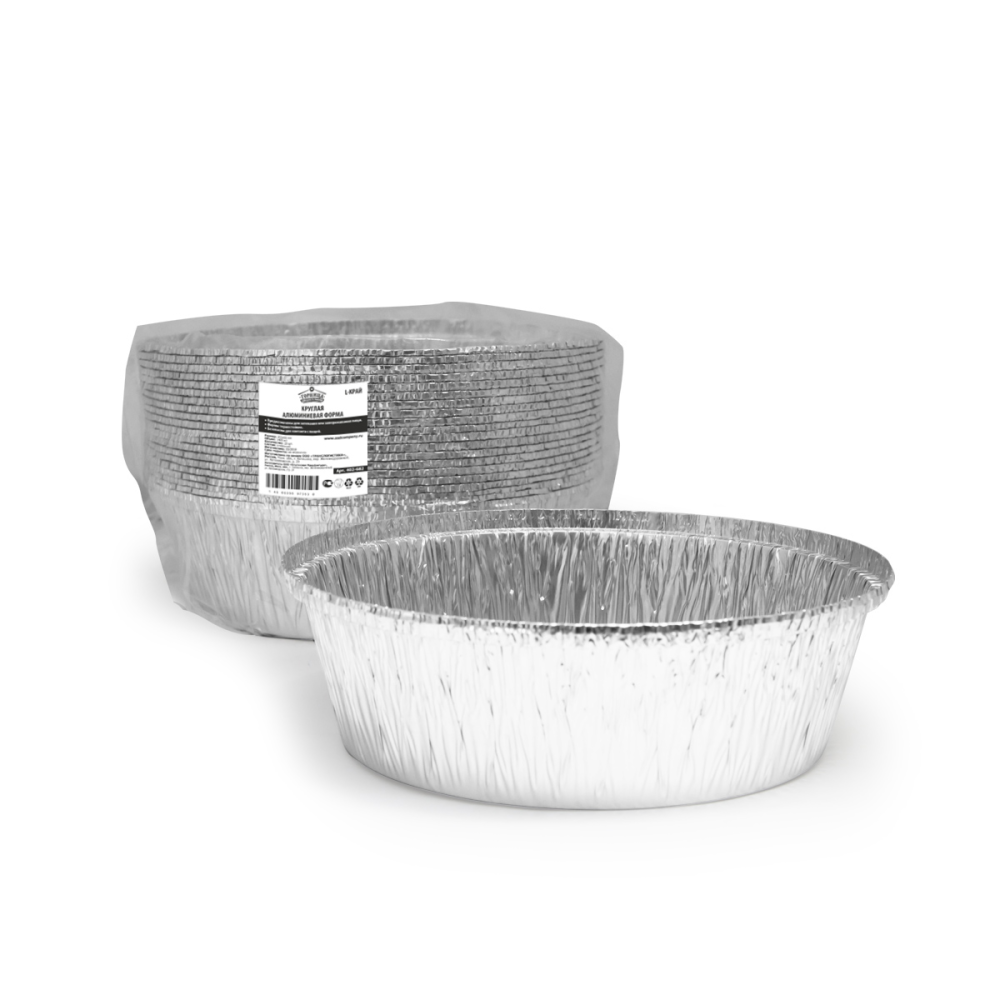 Форма Горница алюминиевая круглая, 1.405л х 20шт