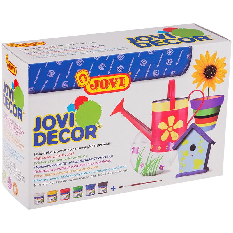 КРАСКИ АКРИЛОВЫЕ 6/ЦВ С КИСТЬЮ