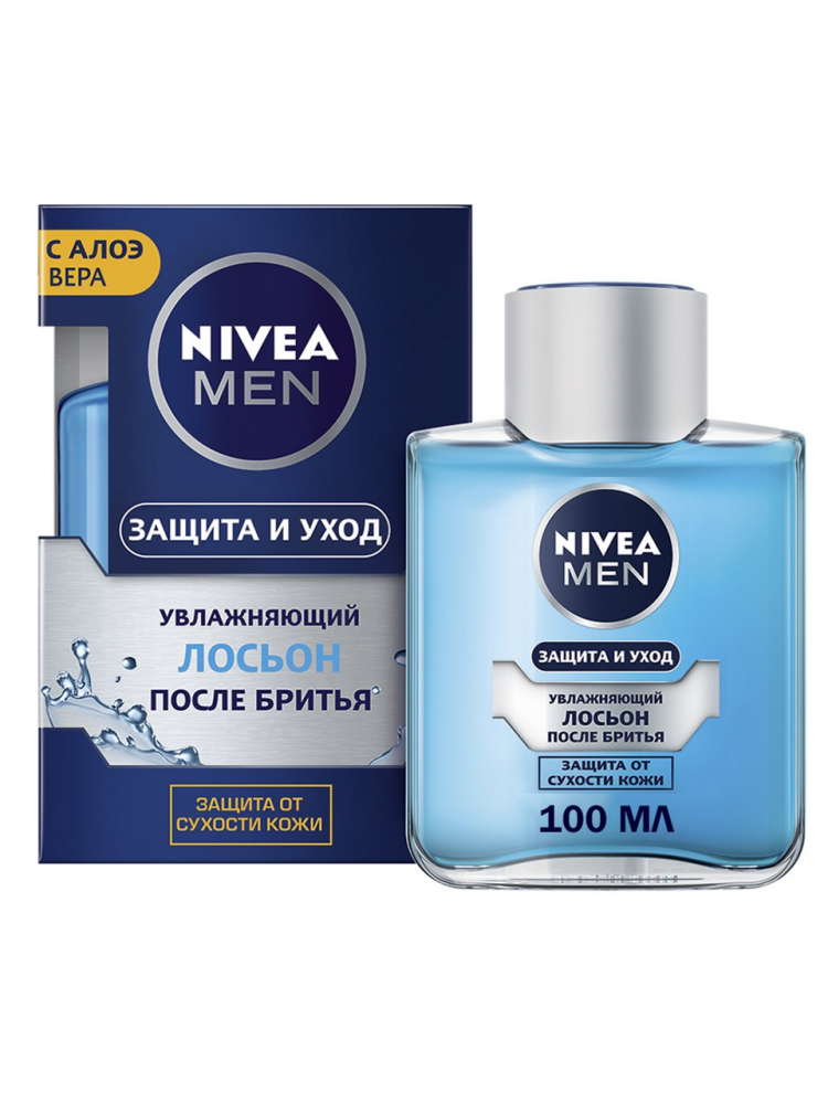 Лосьон после бритья увлажняющий Nivea Men Защита и уход с алоэ вера 100 мл