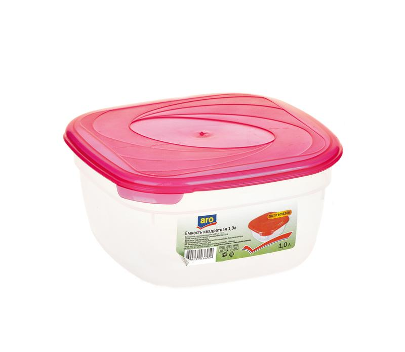 Емкость Aro квадратная 1 л