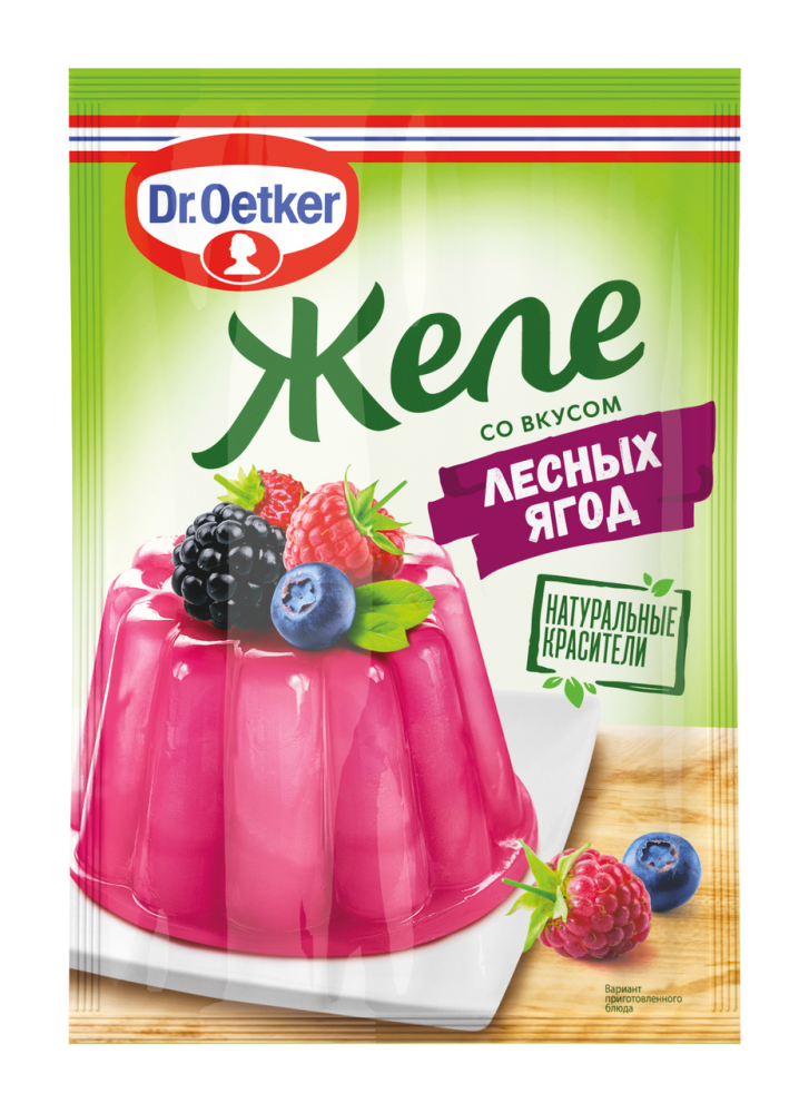 Желе Dr.Oetker со вкусом лесной ягоды, 45г