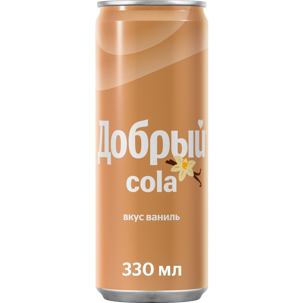 Напиток Добрый Cola Ваниль газированный, 330мл