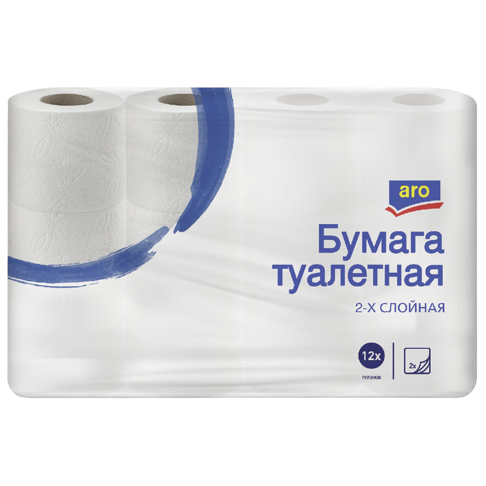 Туалетная бумага ARO, 12шт