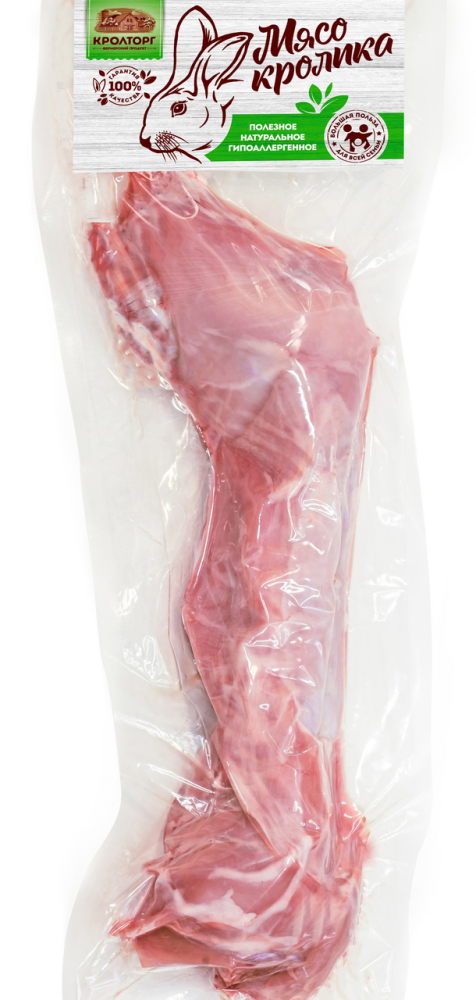 Тушка кролика Кролторг замороженная, ~1.2кг