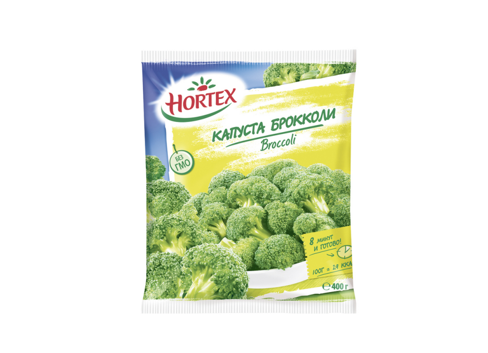 Капуста Hortex брокколи замороженная 400г