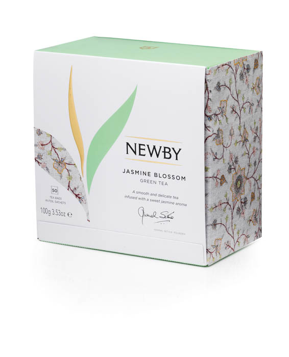 Чай зеленый Newby Jasmine Blossom в пакетиках 2 г 50 шт