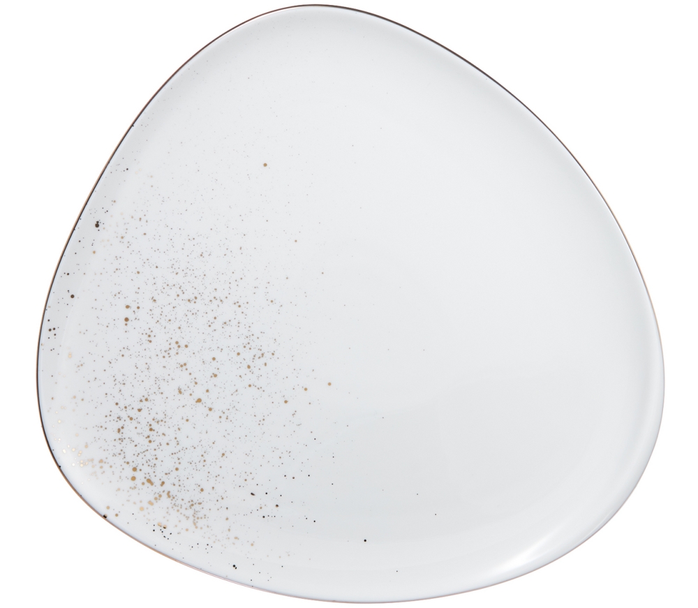 Тарелка обеденная Millimi брызги шампанского, 23 x 21см