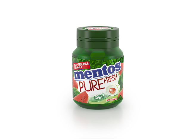 Резинка жевательная Mentos Pure Fresh Арбуз 54 г