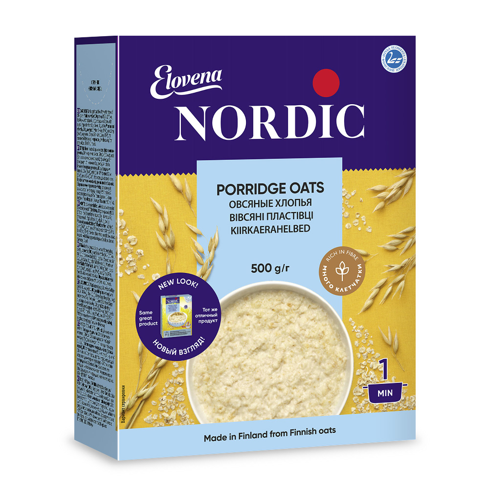 Хлопья Nordic овсяные 500 г