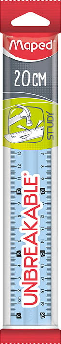 Линейка Maped Study Unbreakable упругая, 20см