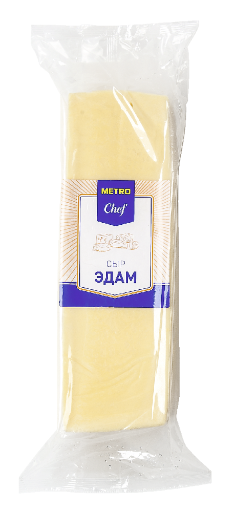 Сыр полутвердый Эдам 40% METRO CHEF, весовой ~ 2,5кг