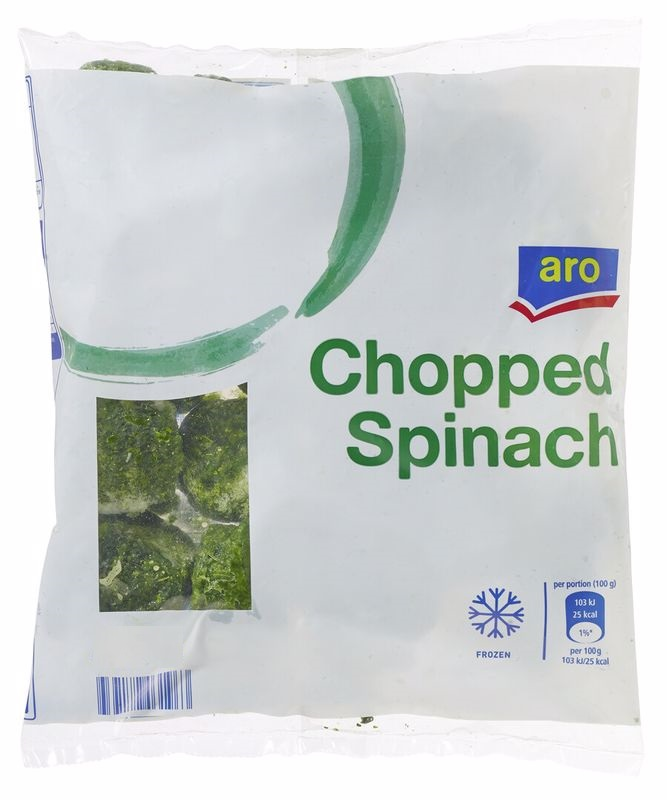Aro Шпинат замороженный, 1кг