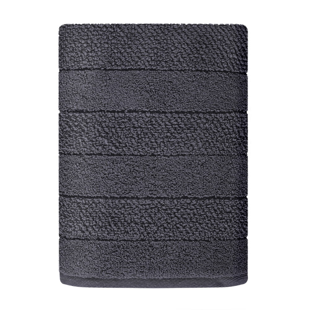 Полотенце Verossa Milano махровое черное хлопок, 100 х 150см