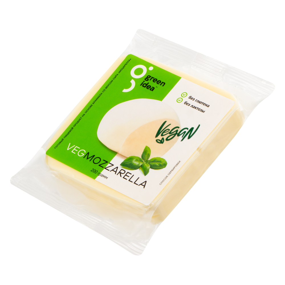 Сыр растительный Green Idea Моцарелла кусок 24% 200 г