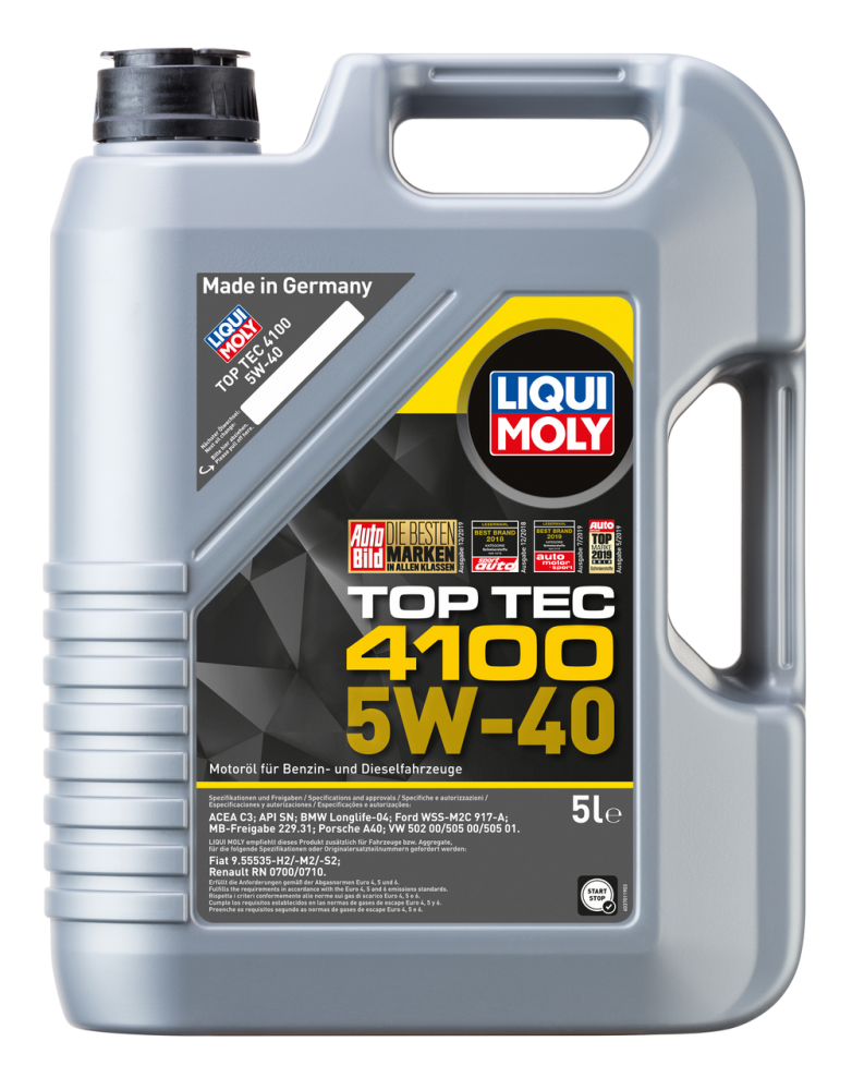 Масло Liqui Moly Top Tec 4100 5W-40 моторное 5 л