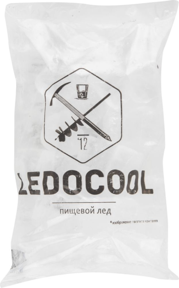 Лед пищевой Ledocool кубик 1 кг
