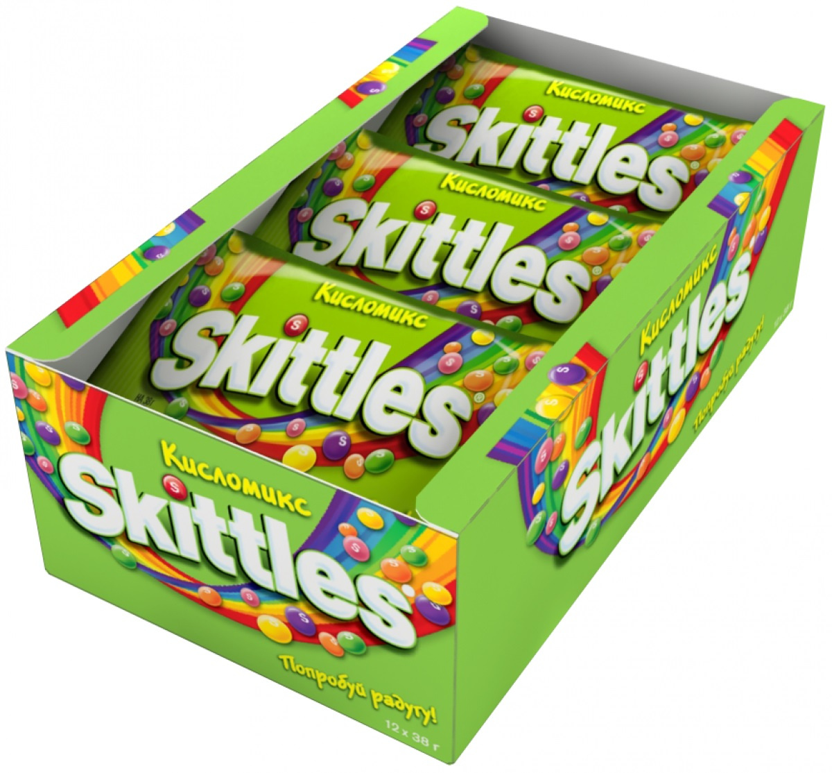 Жевательные конфеты Skittles \"Кисломикс\", 38г