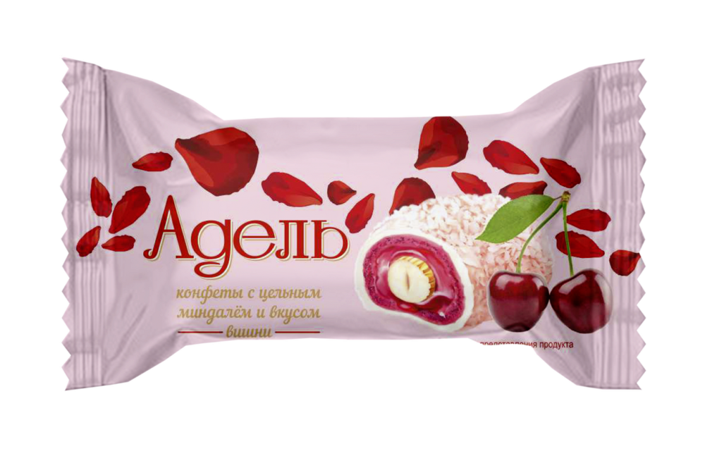 Конфеты Акконд Адель цельный миндаль и вишня, 500г