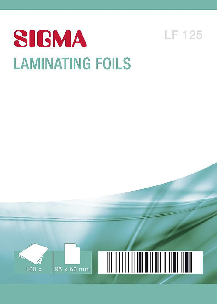 Пленка для ламинирования SIGMA LF 125 мкм, 60*96, 100шт