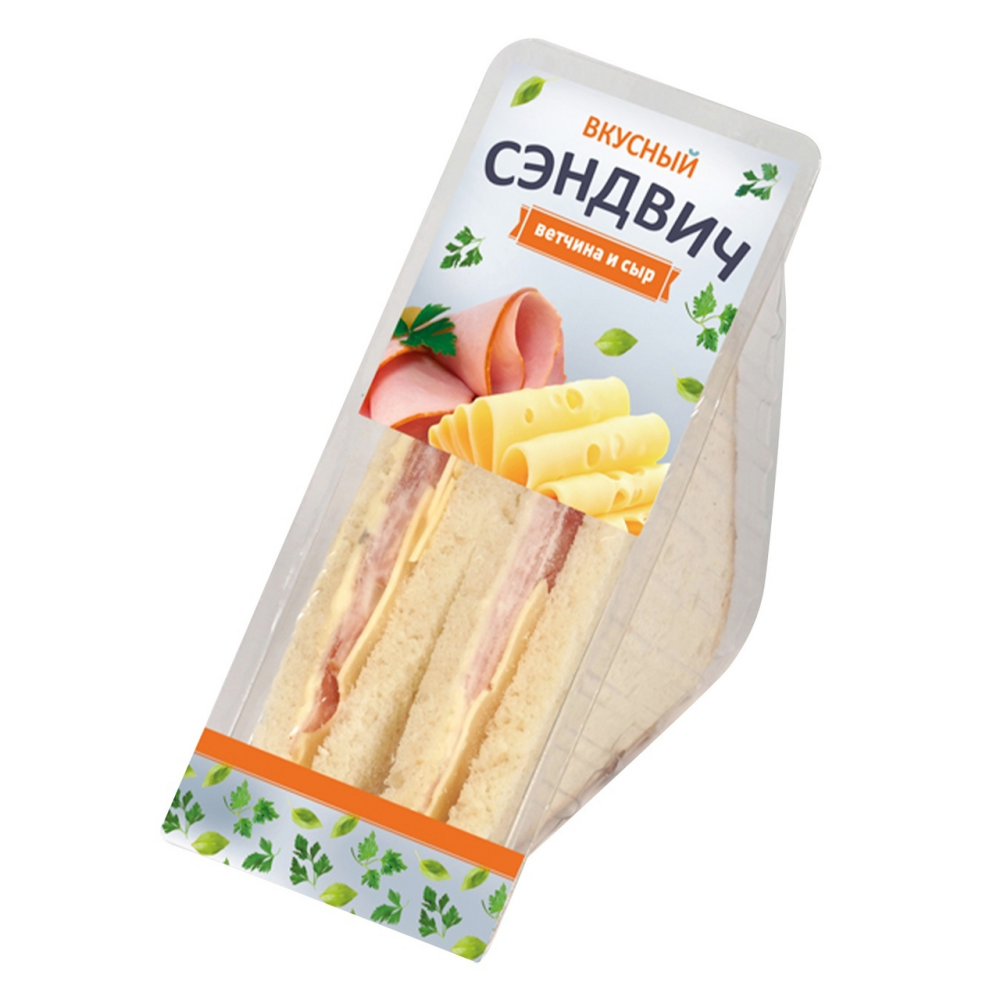 Сэндвич Русский Мороз ветчина и сыр замороженный 150г