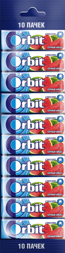 Жевательная резинка Orbit Сочный арбуз 10*13,6г
