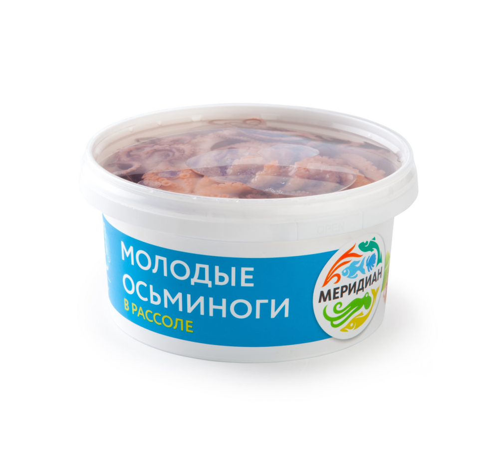 Осьминоги Меридиан молодые в рассоле 430г