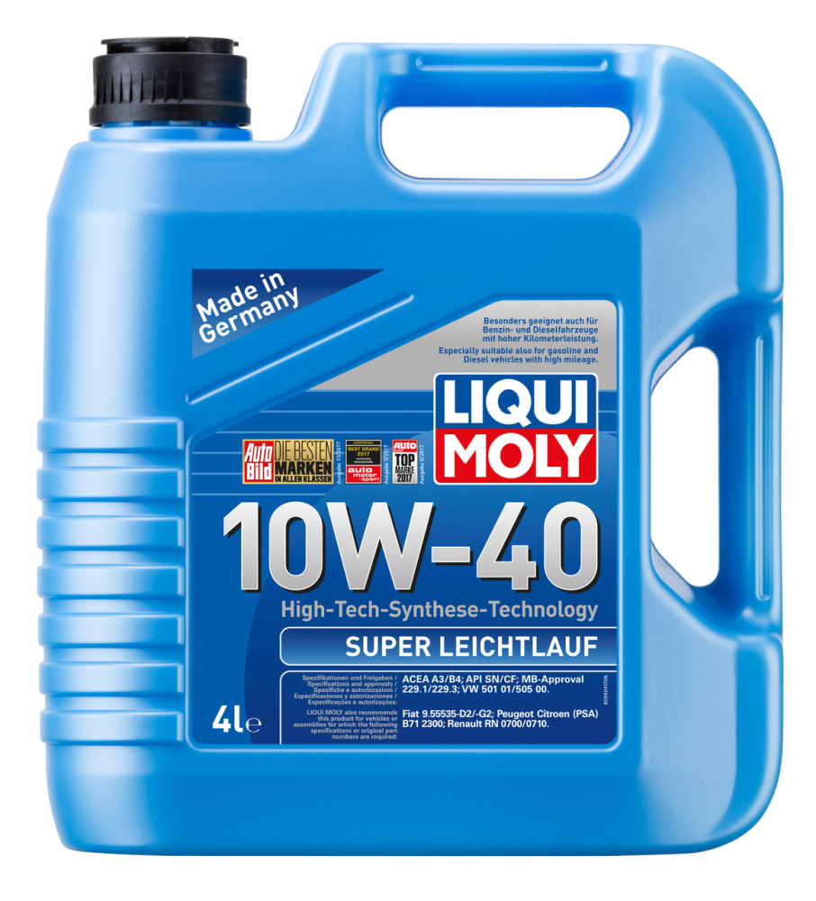 Масло Liqui Moly Super Leichtlauf 10W-40 моторное 4 л