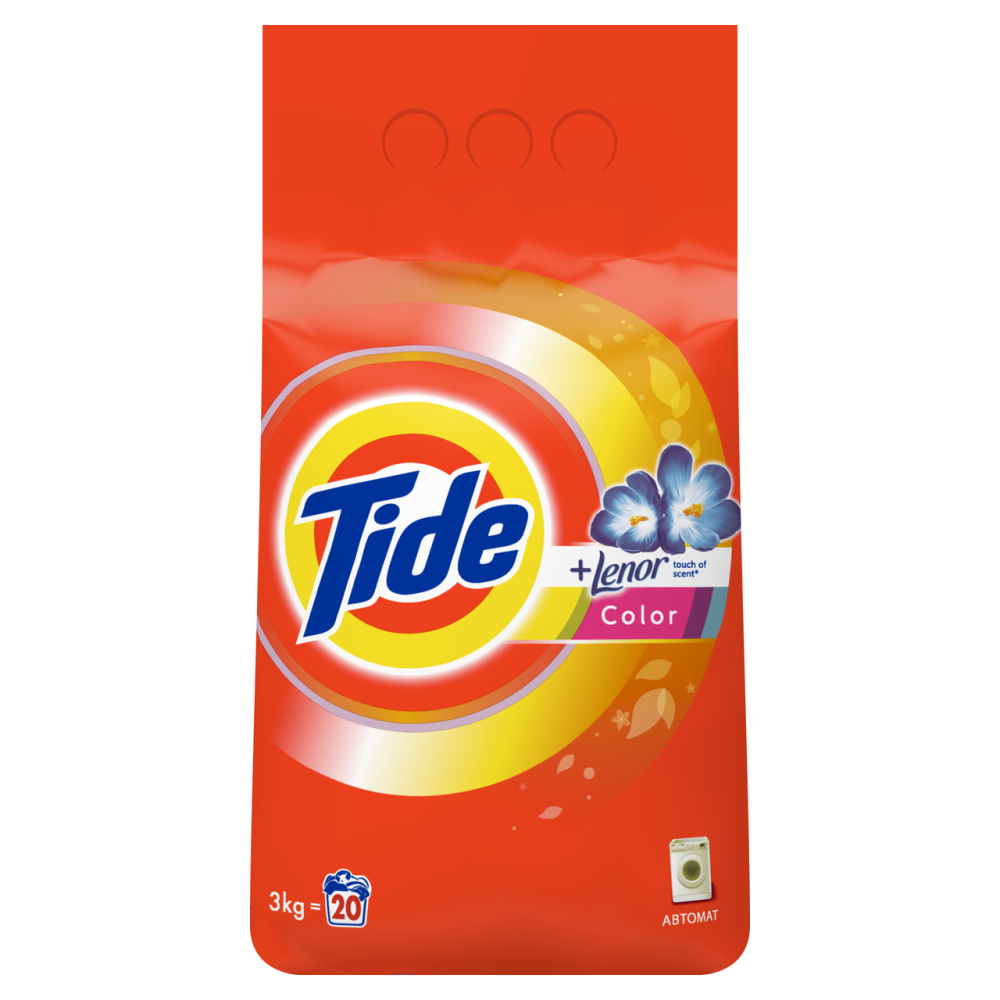 Стиральный порошок Tide Color Lenor Scent автомат 3 кг