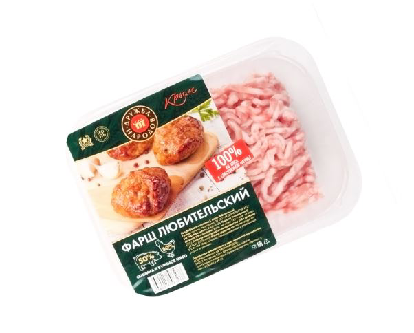 Фарш свино-куриный Дружба Народов охлажденный, 400г