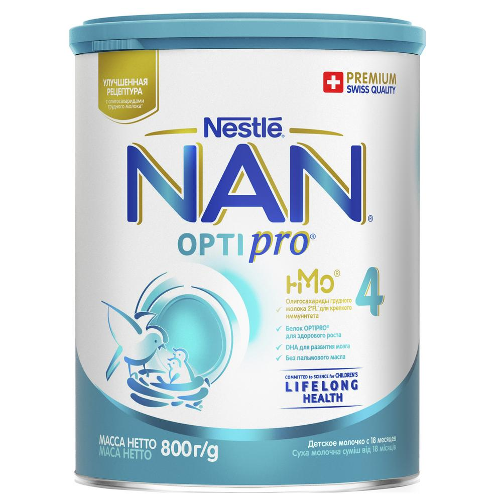 Смесь Nestle Nan-4 сухое молочко для детей с 18 месяцев, 400г