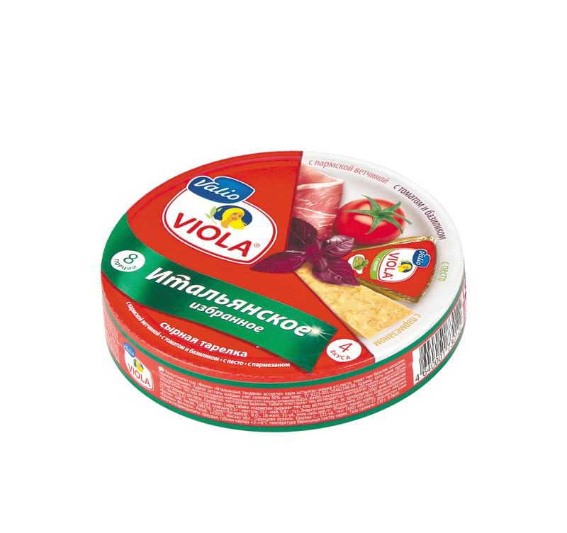 Сыр плавленый Viola Valio Итальянское избранное ассорти 45% 130 г