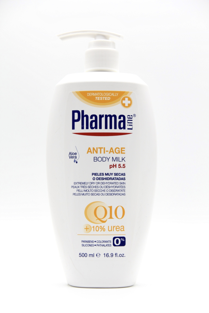 Молочко Pharma Line для тела антивозрастное с Алоэ вера 500 мл