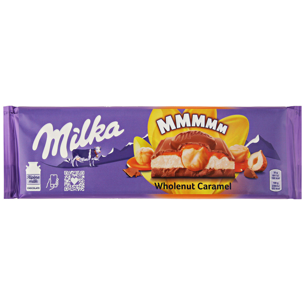 Шоколад Milka Toffee whole Nuts 300 гр