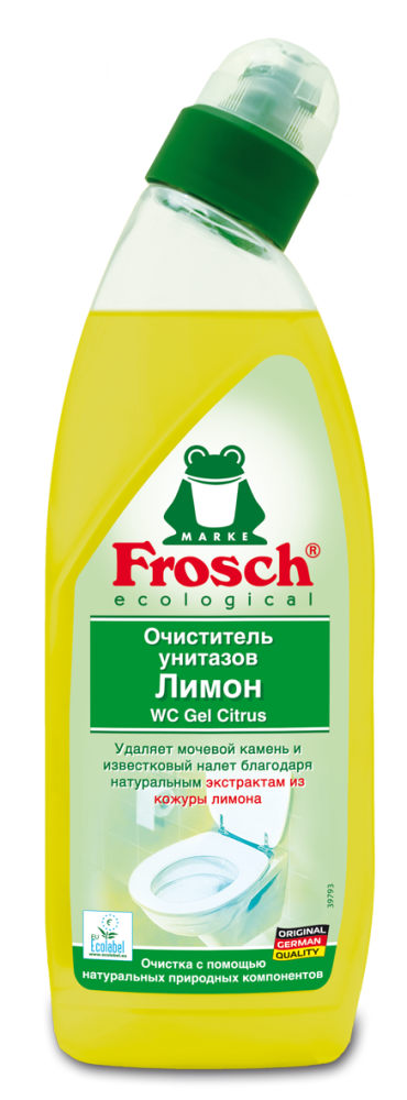Средство для унитаза Frosch с лимоном 750 мл