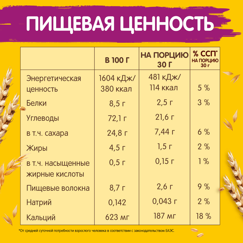 Завтрак готовый Шарики Хрутка Duo, 650г