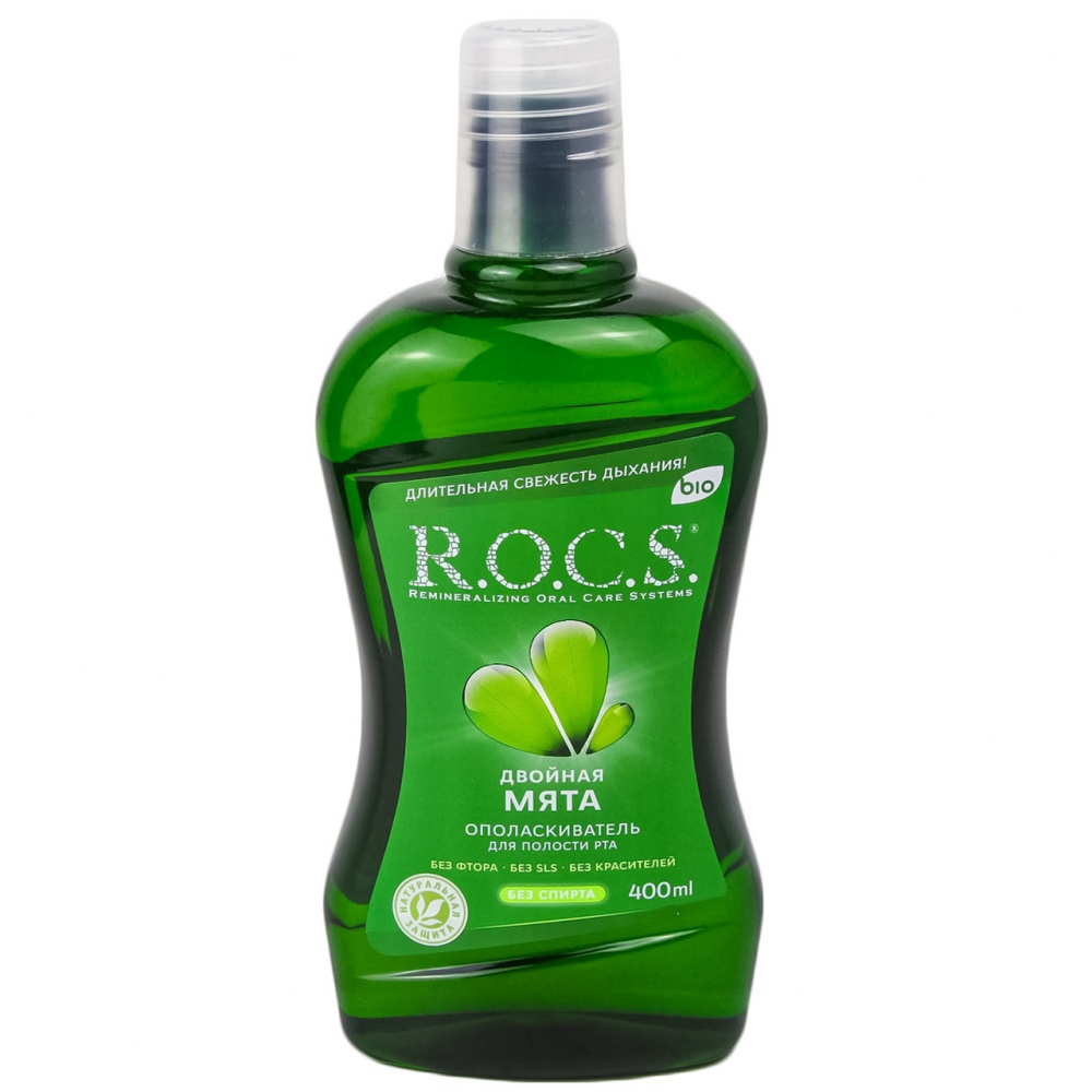 Ополаскиватель для полости рта R.O.C.S. Двойная мята 400 мл
