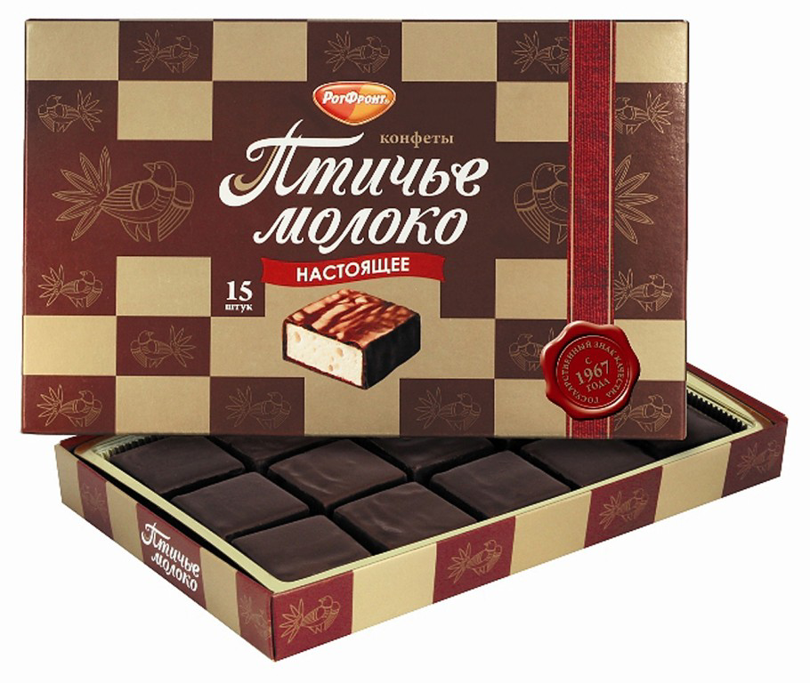 Конфеты Рот Фронт Птичье молоко 200г