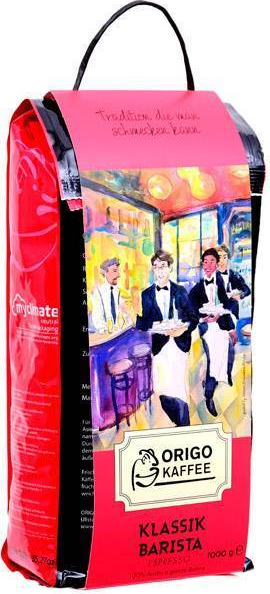 Кофе Origo Kaffee Klassik Barista Espresso в зернах 1 кг