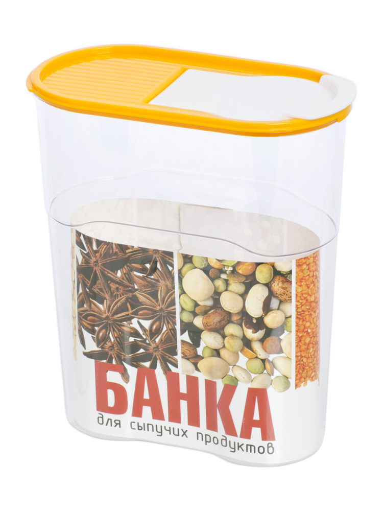 Банка ПОЛИМЕРБЫТ для сыпучих продуктов, 1,7 л
