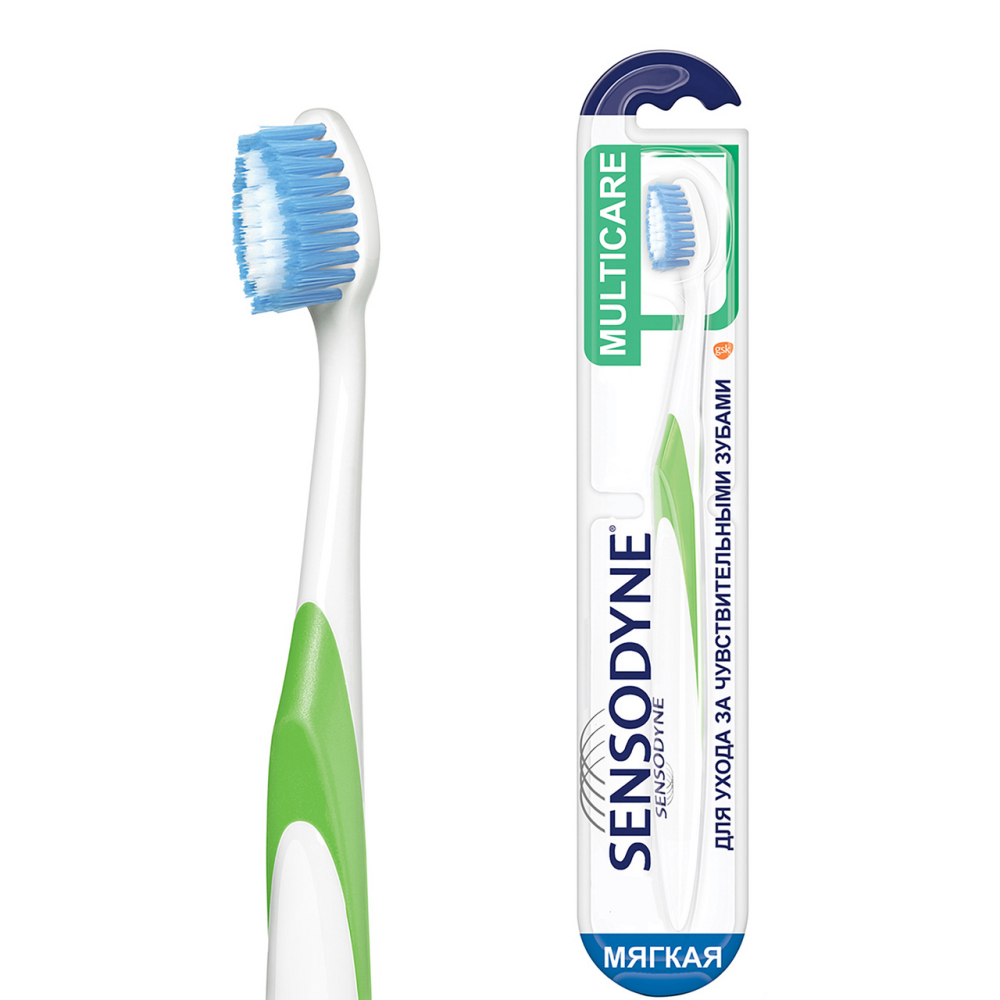 Зубная щетка Sensodyne Multicare для чувствительных зубов мягкой степени жесткости