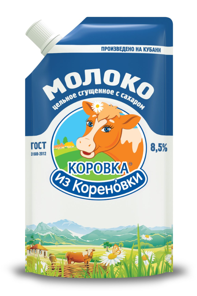 Молоко Коровка из Кореновки цельное сгущенное с сахаром 8,5% 270г