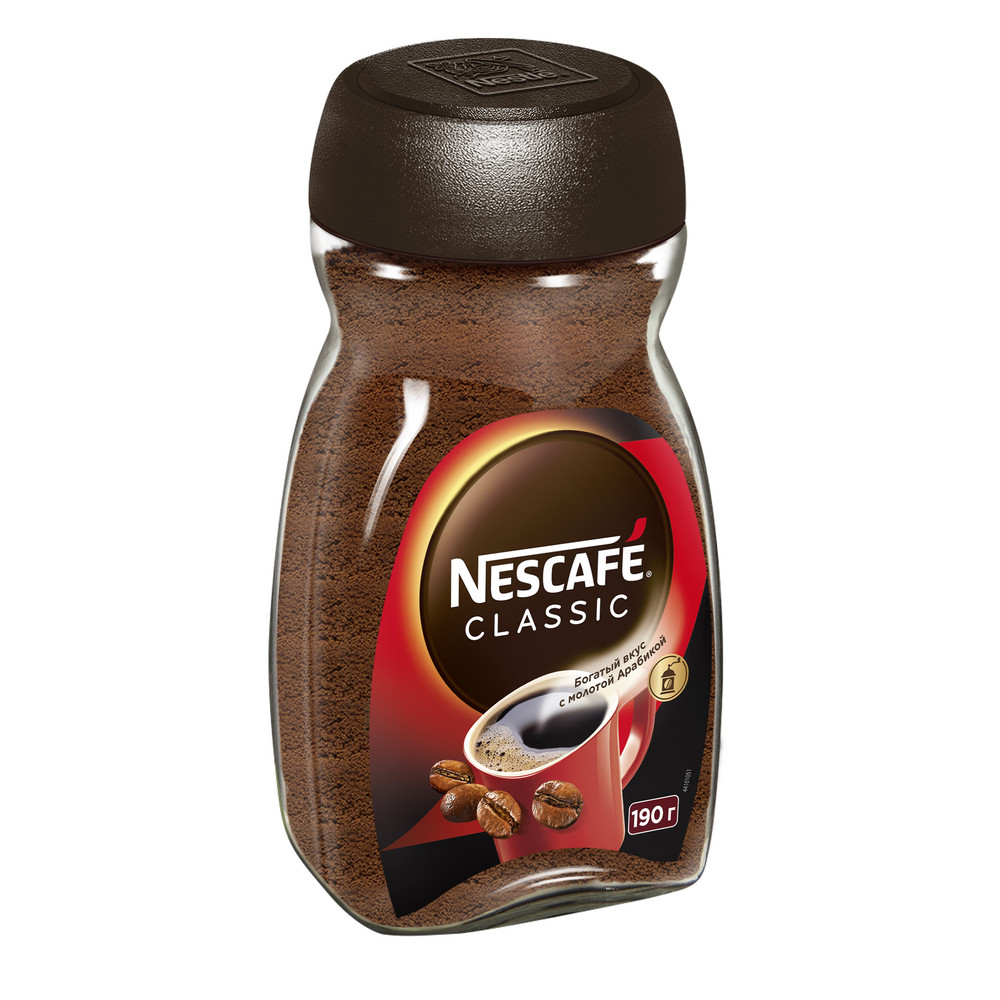 Кофе Nescafe Classic растворимый, 190г