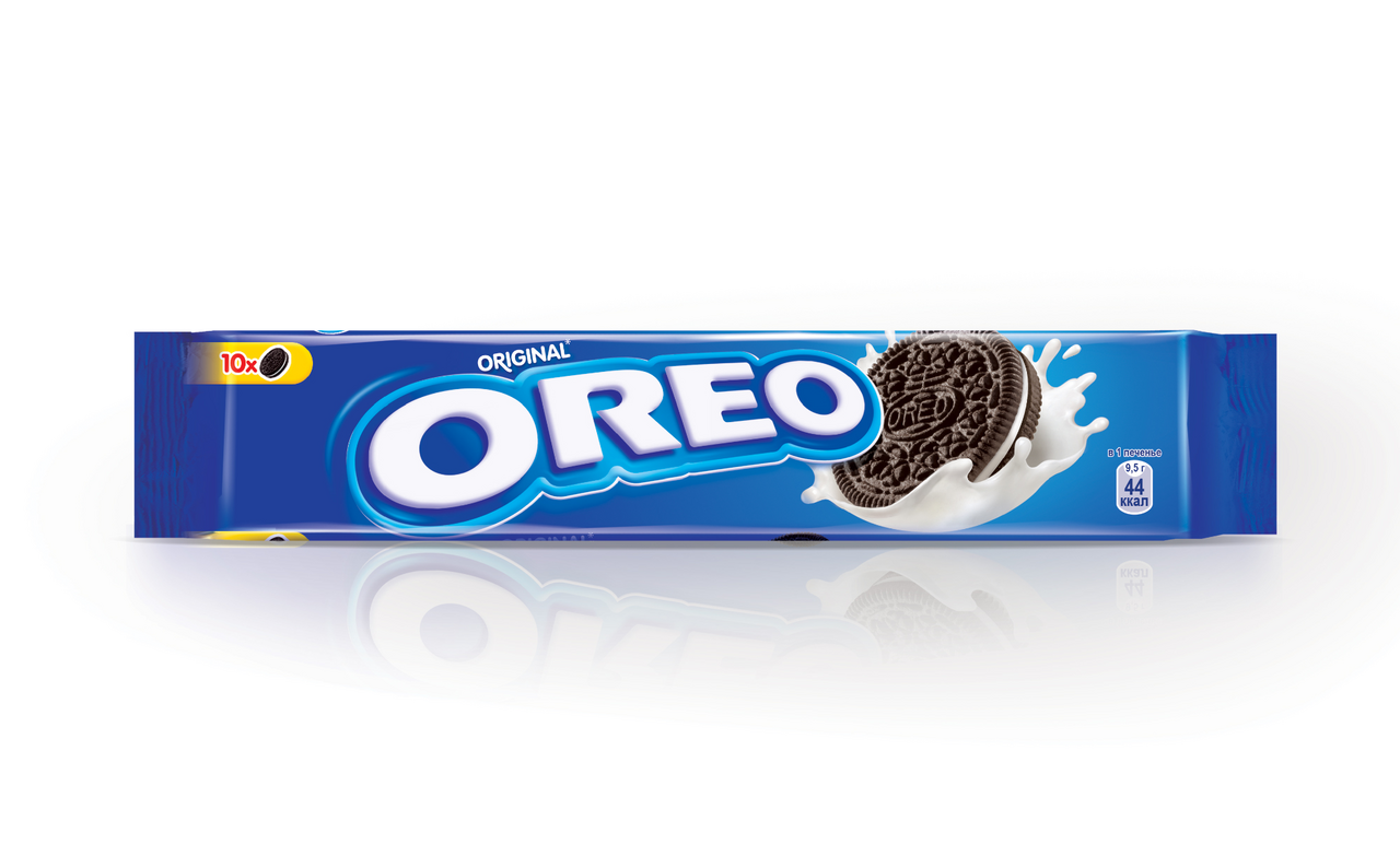 Печенье Oreo с какао и начинкой с ванильным вкусом, 95 г