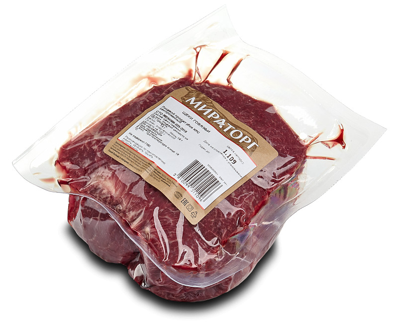 Щеки Мираторг говяжьи замороженные, ~1кг