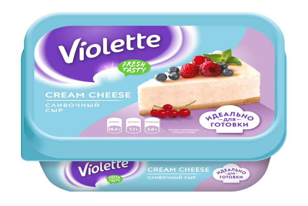 Сыр Violette творожно-сливочный 70% 180 г