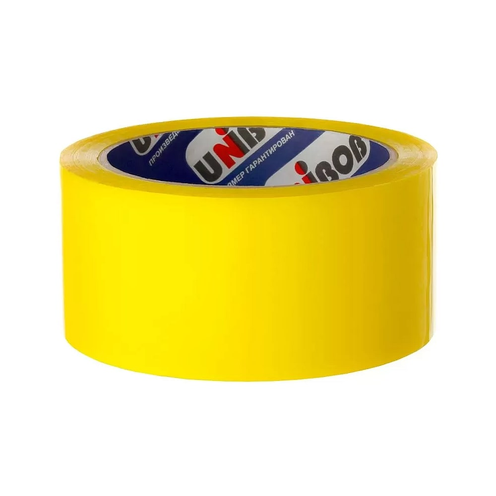 Лента Unibob клейкая цветная желтая, 48 x 38см