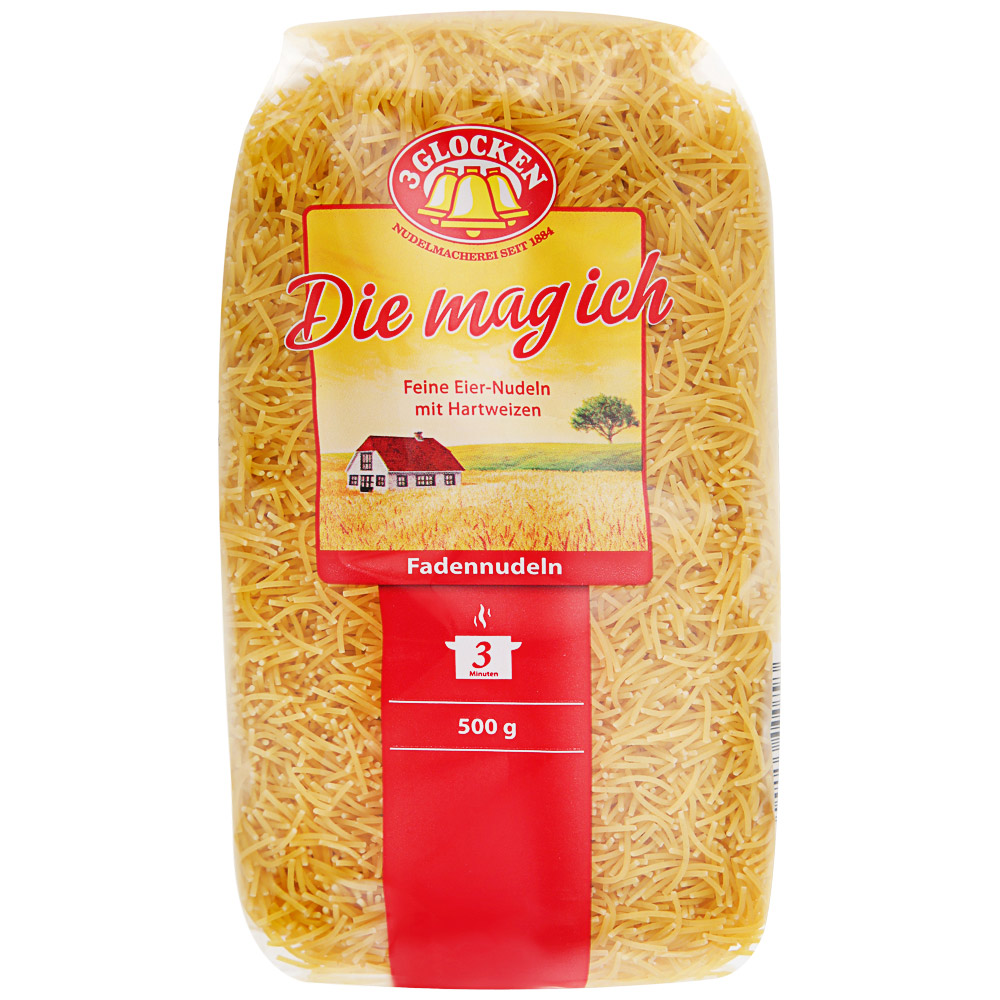 Вермишель 3 Glocken мелкая 500г