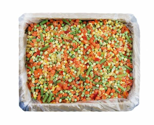 Смесь овощная мексиканская быстрозамороженная, 10кг