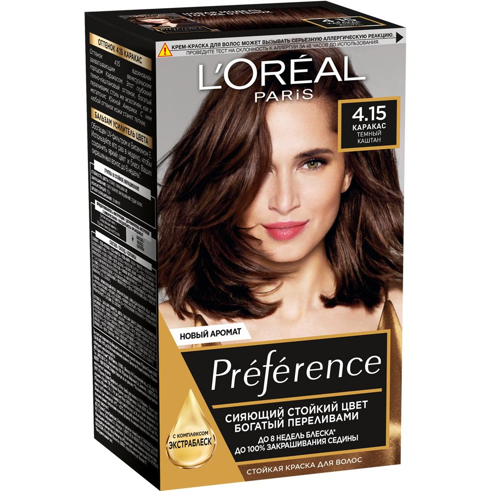 Краска для волос L'Oreal Paris Preference Каракас 4.15