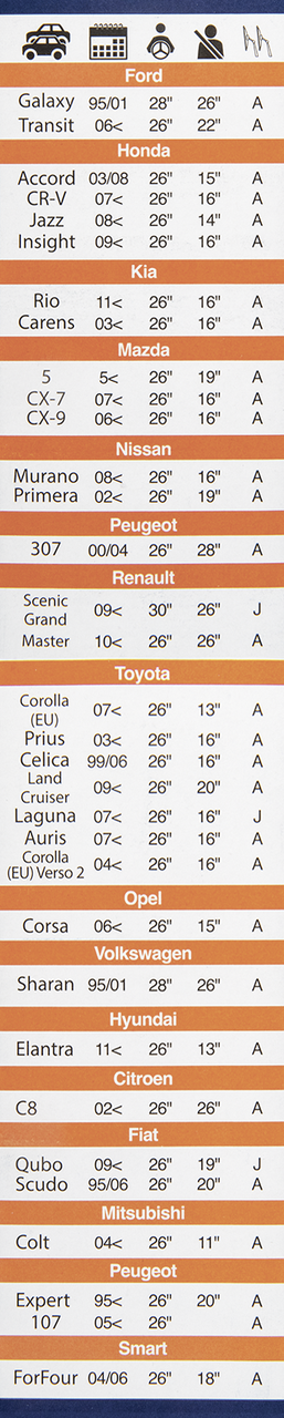 Щетка стеклоочистителя BILOXXI PFW26 650 мм